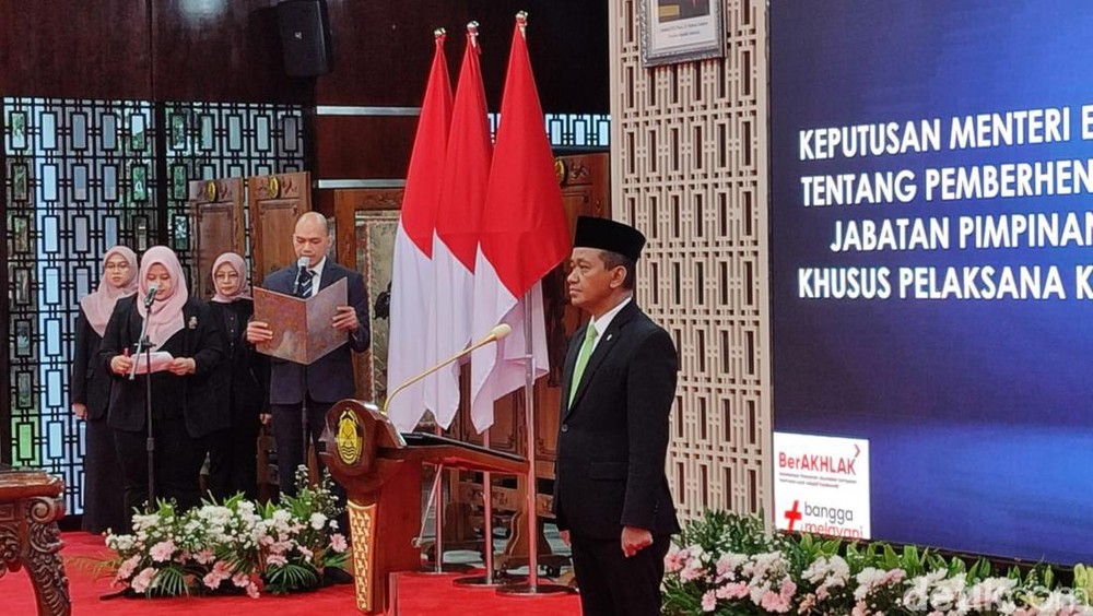 Bahlil Lahadalia Tekankan Pentingnya Akselerasi Lifting Migas dalam Pelantikan Tiga Pejabat SKK Migas