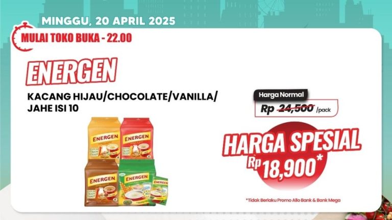 Transmart Gelar Full Day Sale, Serbu Diskon Besar-besaran untuk Berbagai Produk, Termasuk Sereal Energen!