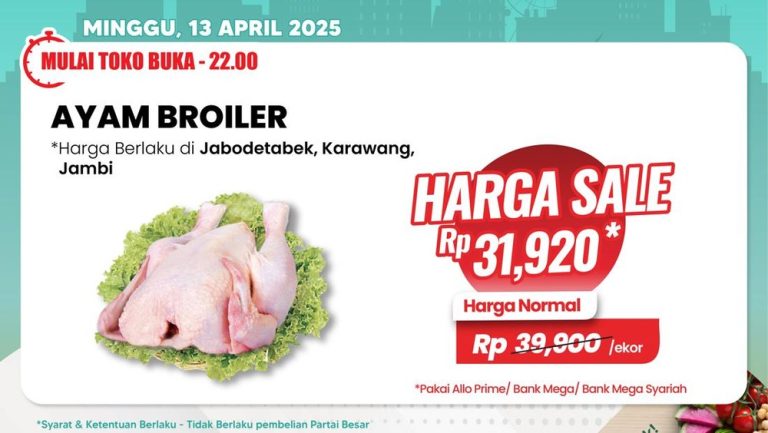 Transmart Gelar Full Day Sale: Daging Ayam Jadi Primadona dengan Diskon Menarik