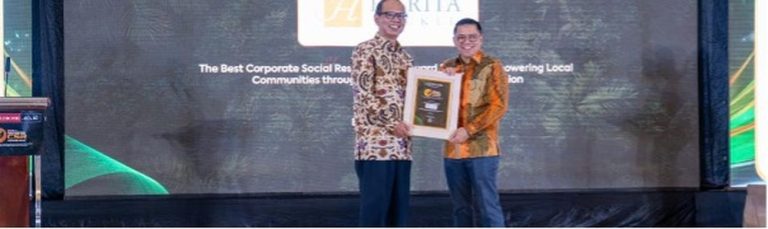 Harita Nickel Raih Penghargaan CSR atas Komitmennya dalam Pemberdayaan Masyarakat dan Inovasi Sosial