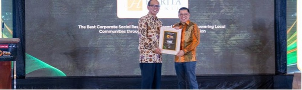 Harita Nickel Raih Penghargaan CSR atas Komitmennya dalam Pemberdayaan Masyarakat dan Inovasi Sosial