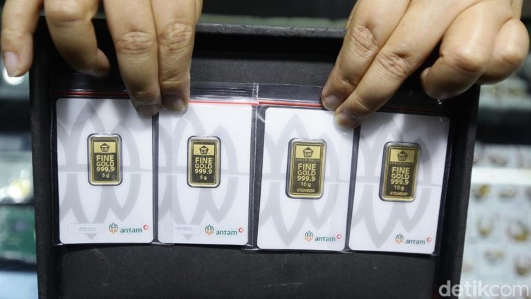 Harga Emas Antam Anjlok Rp 33.000 per Gram, Sentuh Rp 1.932.000