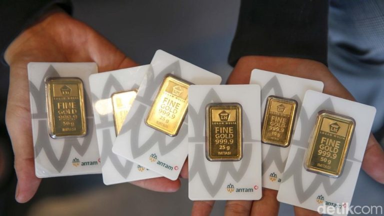 Emas Antam Melonjak Tajam, Tembus Rp1,9 Juta Per Gram