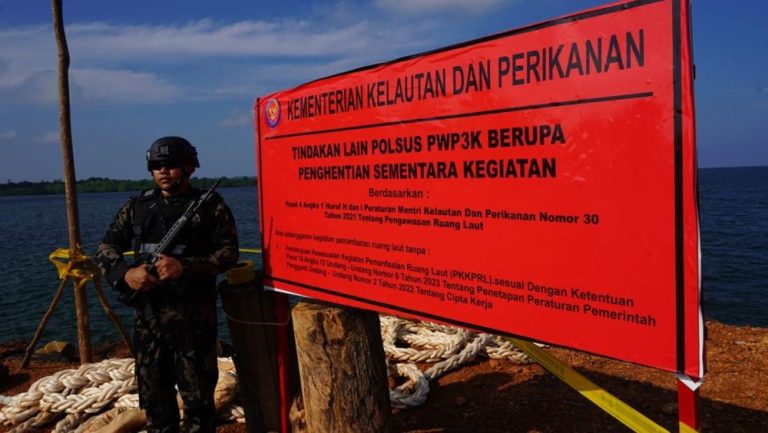KKP Segel Proyek Pelabuhan dan Reklamasi Ilegal di Kepulauan Riau, Ancam Denda Administratif